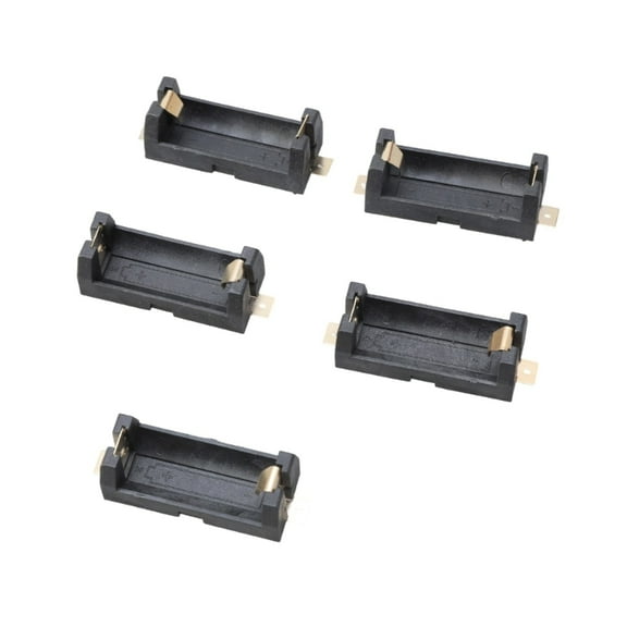 5PCS CR123A Battery Holders Plastic ABS Case For 16340 17335 Batteries Storage Box PCB Solder Mount