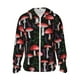 thumbnail image 1 of Fotbe Red Mushrooms Chaqueta con Protección Solar UPF 50+ para Hombre y Mujer, Camisa con Capucha y Bolsillos-XX-Large, 1 of 7