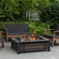 thumbnail image 2 of Real Flame Hamilton Wood Burning Fire Pit in Natural Slate Tile, 2 of 5