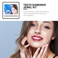 thumbnail image 3 of OUNONA 2Packs Shiny Tooth Crystal Jewelry White Gems Kit for Teeth Safe Home Decoration, 3 of 5