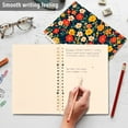 thumbnail image 4 of FORMRS 1-Subject Spiral Notebook 8" x 5" College Ruled 60 Refillable Sheet A5 Hard Cover, Vibrant Flowers, 4 of 7