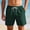 Army Green, variant on WIZUTIZ Mens Swim Shorts with Compression Liner 9 inch Swim Trunks Bathing Suit Quick-Dry Swim Short with Cargo Pockets