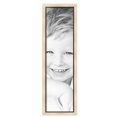 thumbnail image 2 of ArtToFrames 10" x 37" Silver with Black Lip Picture Frame, 10x37 inch Multi Wood Poster Frame (WOM-5193),  Pack, 2 of 7