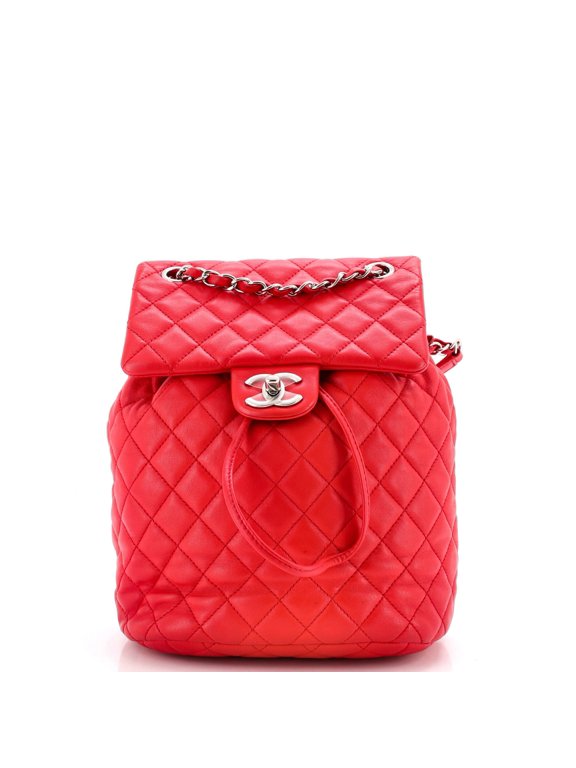 Pre-Owned Urban Spirit Backpack Quilted Leather Small By Rebag