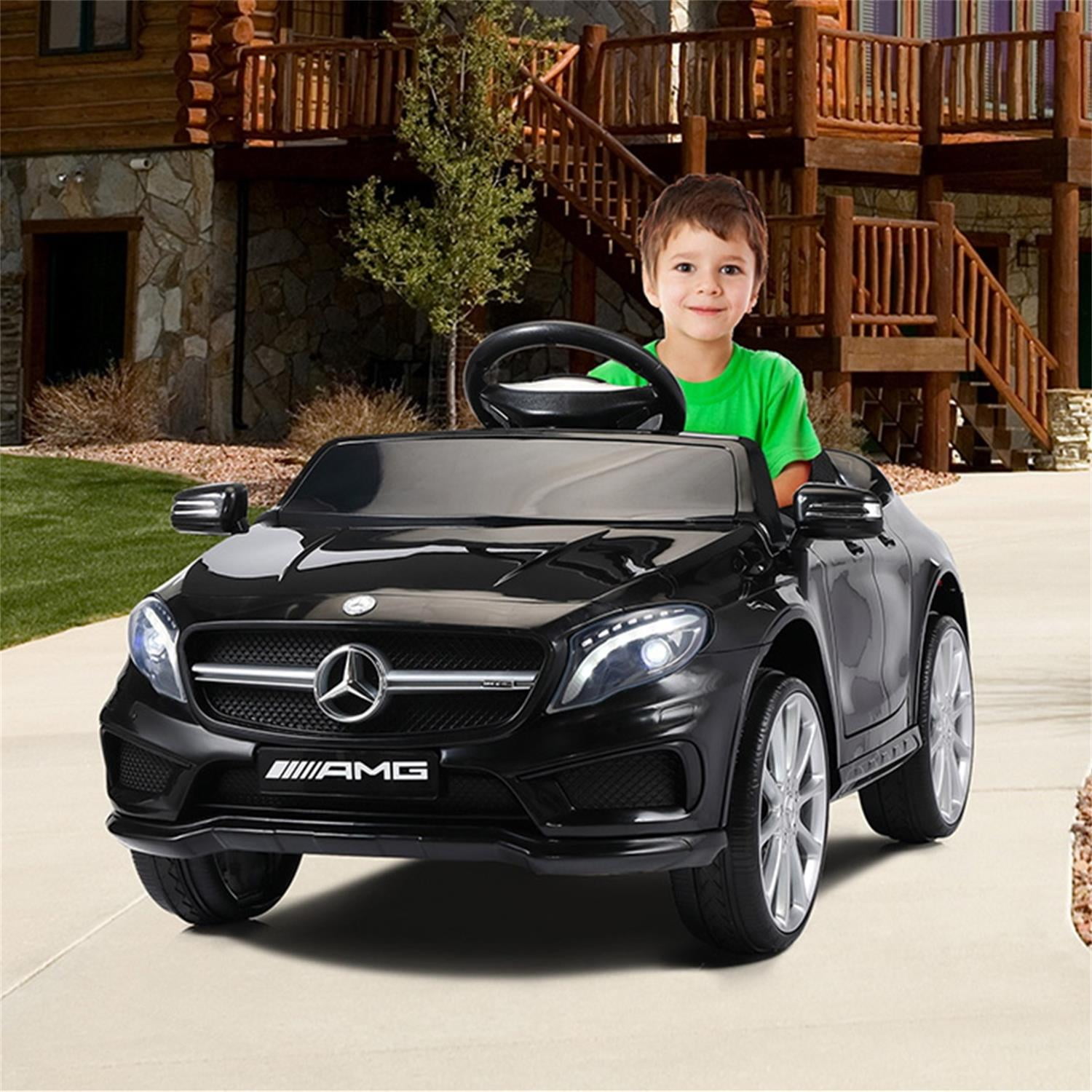 CIPACHO Licensed Mercedes Benz AMG, Electric Vehicle for Children 3-6, 6V Ride on Car with Parental Remote Control, MP3 Player Headlights, Black CIPACHO Licensed Mercedes Benz AMG, Electric Vehicle for Children 3-6, 6V Ride on Car with Parental Remote Control, MP3 Player Headlights, Black