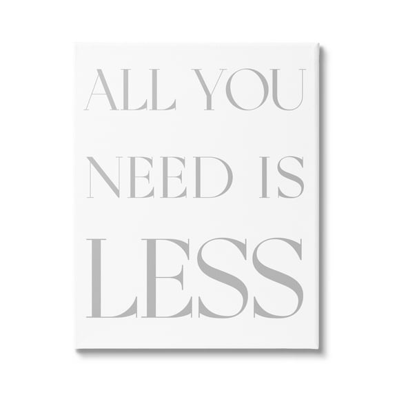 Stupell Industries Uplifting Minimalism Phrase Inspirational Painting Gallery Wrapped Canvas Print Wall Art, 16 x 20