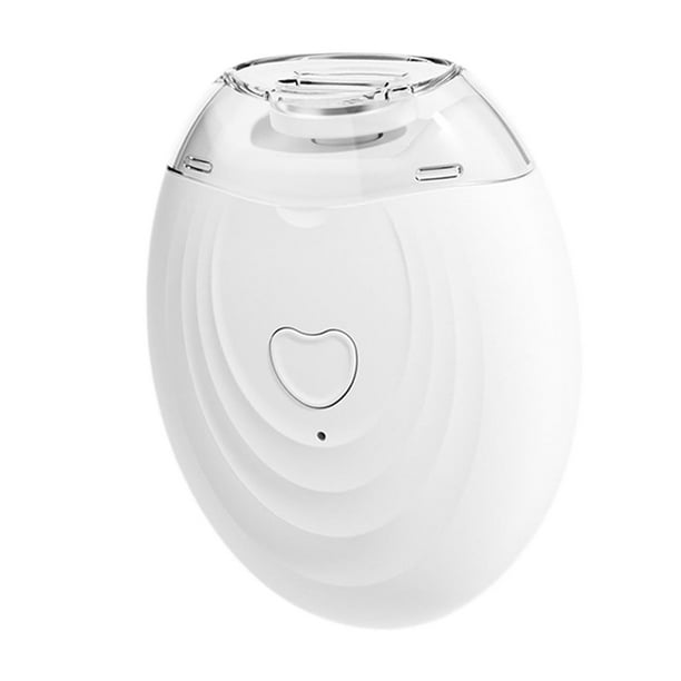 Cortauñas eléctrico recargable por USB, herramienta de manicura portátil Blanco