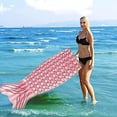 thumbnail image 5 of sky tears Flamingo Float Rose Gold, Giant Inflatable Flamingo Pool Float (Pink Mermaid), 5 of 5
