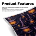 thumbnail image 2 of Witch Hat Stunning Velvet Throw Pillow Covers with Unique Patterns - Set of 2, 16x16, 18x18, 20x20 Inches for Home Decor and Gifting, 2 of 6