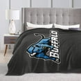 thumbnail image 4 of University At Buffalo Logo Fleece Blanket, Very Soft Microfiber Flannel Blanket for Couch Warm and Cozy for All Seasons, 4 of 6