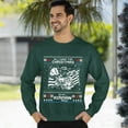 thumbnail image 3 of Christmas Sweatshirt, All I Want For Christmas Is My Airman Home Military Sweatshirt, Patriotic US Air Force Ugly Holiday Jumper, Emotional Soldier Support Gift for Families & Veterans, 3 of 5