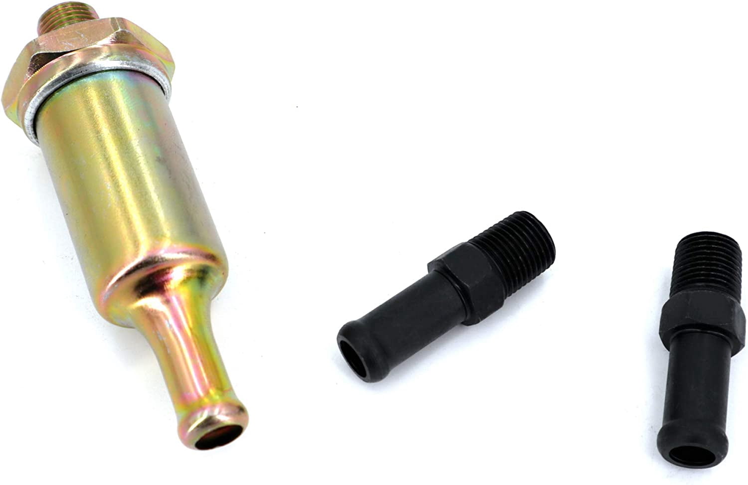 Electric Fuel Pump 12v 4.5-7psi Universal Standard Self Priming Heavy Duty Gas Diesel In-Line In-Tank Electric Fuel Pump With Installation Kit Metal Solid Petro Gasoline or Diesel Engine EP014