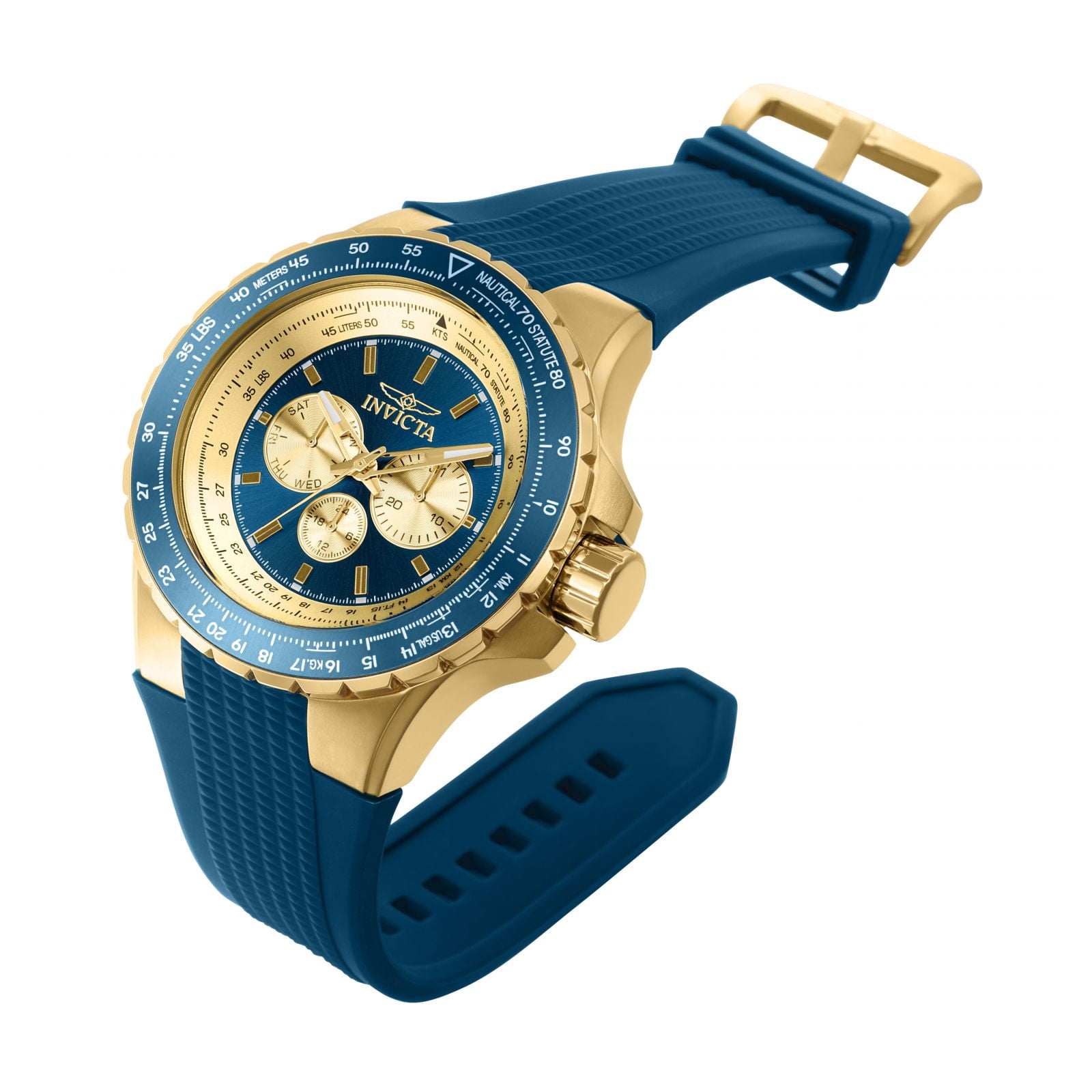 Invicta Aviator GMT Quartz Blue Dial Men's Watch 39266