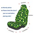 thumbnail image 3 of Fotbe Happy St. Patrick's day Funda para Asiento de Auto con Estampado – Impermeable y Antisudor – Ajuste Universal, Lavable a Máquina, Antideslizante (1 Pieza), 3 of 5