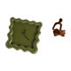 thumbnail image 5 of Reloj de pared cuadrado silencioso, adorno colgante preciso para baño, , cocina, estudio, figura humana, pensador abstracto, estatua artí, 5 of 8