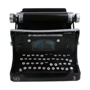 Antique Typewriter Model, Black Portable Typewriter Rust For Home
