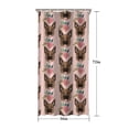 thumbnail image 5 of German Shepherd with Roses Shower Curtain 36"x72" ,Bathroom Decorative Shower Curtains Set with 12 Hooks,Modern Waterproof Washable Shower Curtain, 5 of 6
