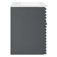 thumbnail image 3 of Modway Render 17.5" MDF Wood Wall-Mount Bathroom Vanity in Gray/White, 3 of 4