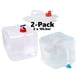 thumbnail image 1 of 2-PACK 10L Portable Collapsible Water Can with Faucet, 1 of 5