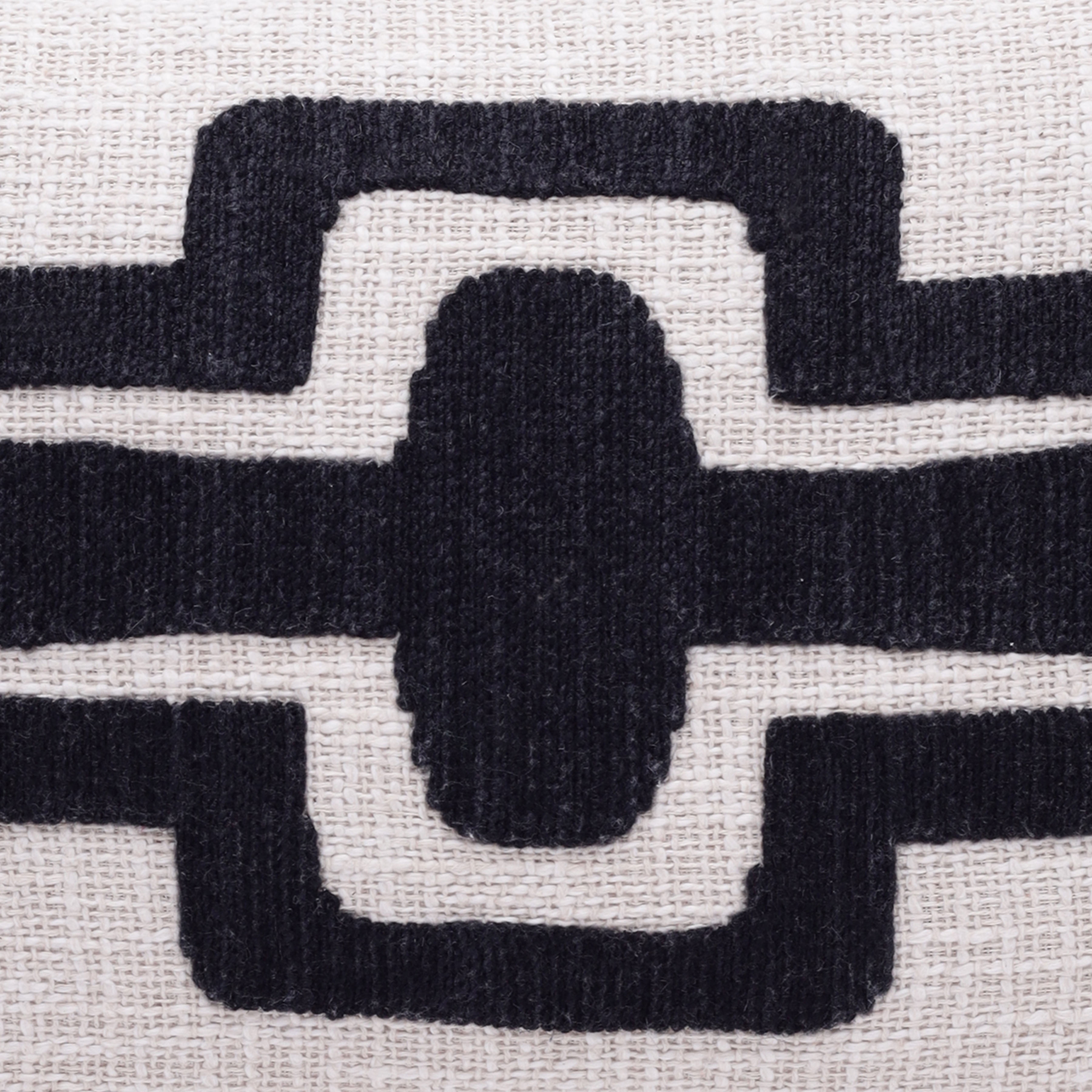 Harlow Hill Stacy Garcia 16" x 24" Onyx/ivory Geometric Cotton Blend Adult Decorative Throw Pillow Cover