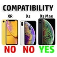 thumbnail image 7 of Case with Clip for iPhone Xs Max, Black Tri-Shield Rugged Cover and Belt Hip Holster [with Metal Kickstand + Wrist Strap Lanyard] for Apple iPhone Xs Max (Size 6.5" model) (iPhone 10s Max), 7 of 7