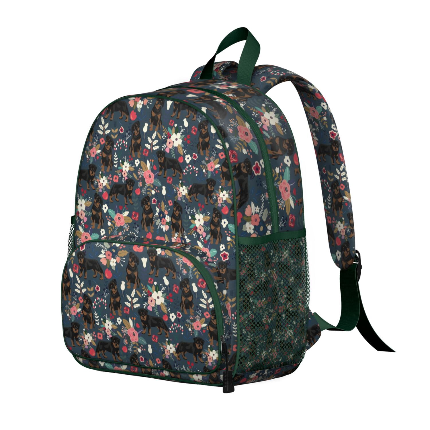Nordic Boho Bohemian Ethnic Tribal Artistic Natural Floral Daypack