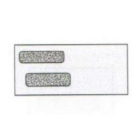 No. 9 Digi-Clear® DG-2 Window Envelopes w Black Confetti Tint, 3-7/8" x 8-7/8", White Digi-C 24-lb Paper w Smooth Laser Finish, Laser Compatible (SFI Certified) - Box of 500 Envelopes