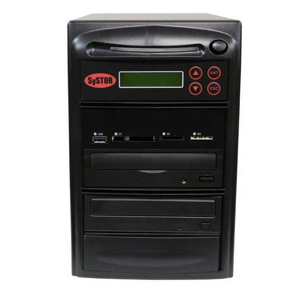 Systor   1-1 Blu-Ray BDXL Disc Duplicator with USB  SD & CF to Disc Backup Copier Tower