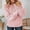 Pink, variant on DuoJiaJ Sweaters for Women Crewneck Pullover Cable Knit Long Sleeve Oversized Sweater for Women Winter Outwear Loose Tops Beige L