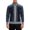 Blue, variant on Men's Knitted Sweater Hooded Zipper Cardigan for Warm and Versatile Cold Weather Fashion with Soft Fabric and Convenient Zipper Closure for Easy Wear,Dark Blue,L