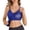 Blue, variant on Women's Camisole Built In Bra Tank Top Plus Size Flowy Adjustable Spaghetti Strap Grey S