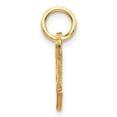 thumbnail image 3 of Diamond2Deal 14k Yellow Gold Letter T Initial Charm Pendant for Women, 3 of 6