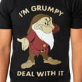 thumbnail image 3 of Disney Snow White Shirt Men's Im Grumpy Deal With It Short Sleeve Tee, 3 of 5