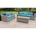 thumbnail image 2 of Coast 6 Piece Outdoor Wicker Patio Furniture Set 06p, 2 of 2