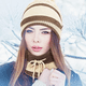 thumbnail image 4 of Gorro de montar a la moda de invierno, protector de orejas, sombrero de lana, máscara, corbatas, moda coreana, conjunto de gorro cálido de tres piezas (Beige) Sincero Electrónica, 4 of 5
