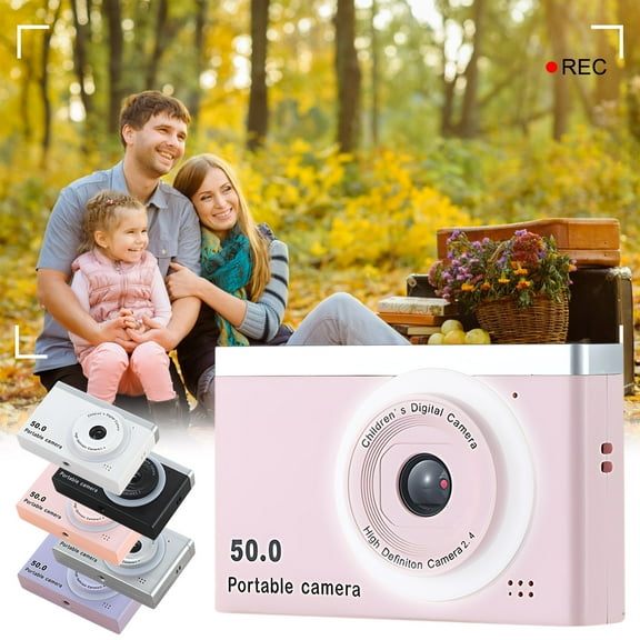 Tupukom Kids Camera Gifts for Students & Beginners,4K HD Digital Childrens Toddlers Camera with 64G SD Card,Great Birthday Christmas Gifts for Kids