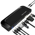 thumbnail image 2 of r4p WAVLINK UG49DK4 Dual Monitor Supports DVI HDMI VGA Gigabit Ethernet z2J USB-C 3.0 Universal Lapt, 2 of 5