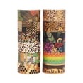 thumbnail image 1 of Juego de 12 rollos de cinta Washi, lámina dorada, estilo salvaje, cintas adhesivas de Washi par MABOTO  Cinta, 1 of 7