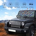 thumbnail image 6 of Bingfone Dinosaur Car Windshield Sun Shade Protector Keep Your Vehicle Cool Sun Shield Visor Cover Foldable for Car Truck SUV-Medium, 6 of 8