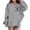 Girls Halloween Hoodie-Grey, variant on Krdevn Girls Halloween Spooky Season Hoodie Cute Ghost Graphic Pullover Sweatshirt Long Sleeve Casual Fall Top with Pocket Red,4-5 Years