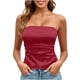 thumbnail image 3 of TaTaai Women Solid Color Camisole Tank Top Fashion Trend Bandeau Backless Sleeveless Stretchy Non See-through Machine Washable No Fading Casual Daily Wear Top Gift, 3 of 8