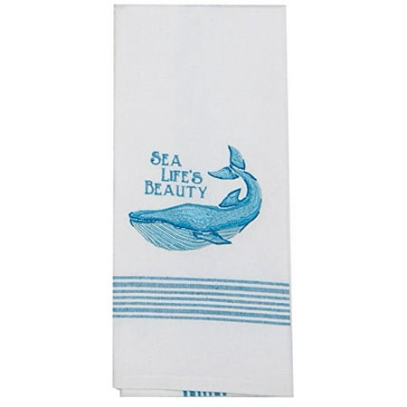 Kay Dee Designs Sea Life S Beauty Whale Embroidered Tea Towel