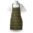 thumbnail image 3 of Fish Apron Doodle Style Retro Underwater Life Sea Animals Simple Silhouettes in Different Colors, Unisex Kitchen Bib Apron with Adjustable Neck for Cooking Baking Gardening, Multicolor, by Ambesonne, 3 of 3