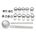 thumbnail image 2 of Abbracc Boot Hooks DIY for Leather Craft Mountaineering Bag Accessories 8x12mm, 2 of 9