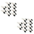 thumbnail image 1 of relayinert Rail de Rideau Robuste 10 Pcs Rail Coulissant Robuste Crochet de Transport Roulant Support de Plafond Solide et Durable Blanc Noir Style 5 2Ensemble, 1 of 6