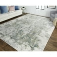 thumbnail image 2 of Feizy Atwell Transitional Abstract, Green/Gray/Ivory, 8' x 10' Area Rug Easy Care Fade Resistant Stain Resistant Industrial Watercolor Floor Rug for Living room Bedroom, 2 of 8