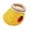 Yellow, variant on Adjustable Kids Sun Hat with Chin Strap for Outdoor Beach Summer Spring Cartoon Bucket Cap