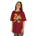 thumbnail image 2 of Caitlin Clark #22 dribble Women Basketball Cartoon Kids Heavy Cotton Tee-KBCC061B-Cardinal Red-XL, 2 of 3