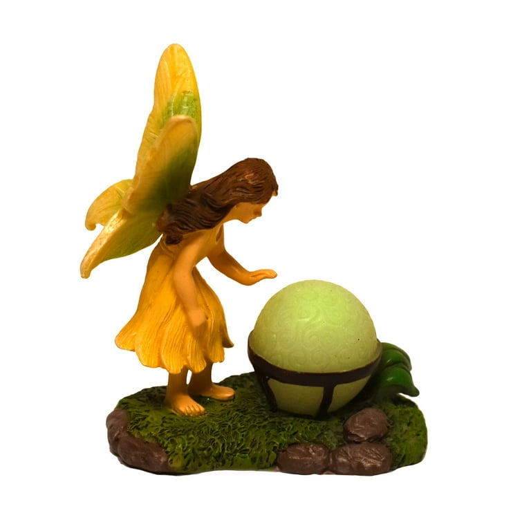 Mini Glowing Orb Fairy Girl Garden Figurine Glow Dark Dollhouse Decor Accessory Mini Glowing Orb Fairy Girl Garden Figurine Glow Dark Dollhouse Decor Accessory