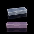 thumbnail image 7 of opvise Transparent Nail Supplies Brush Kit Storage Box Plastic Container Organizer Case, 7 of 7